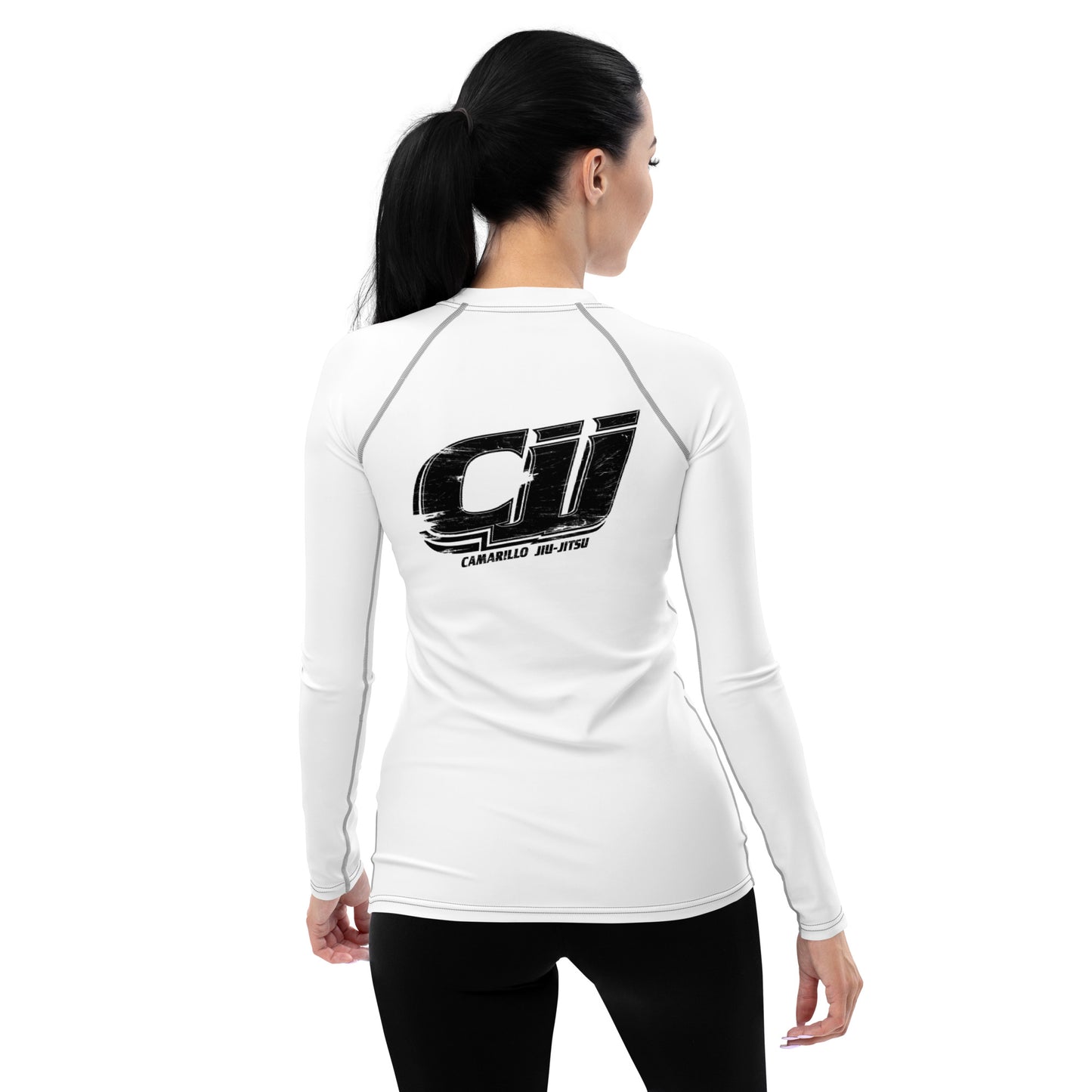 CJJ - Women's Rash Guard - White