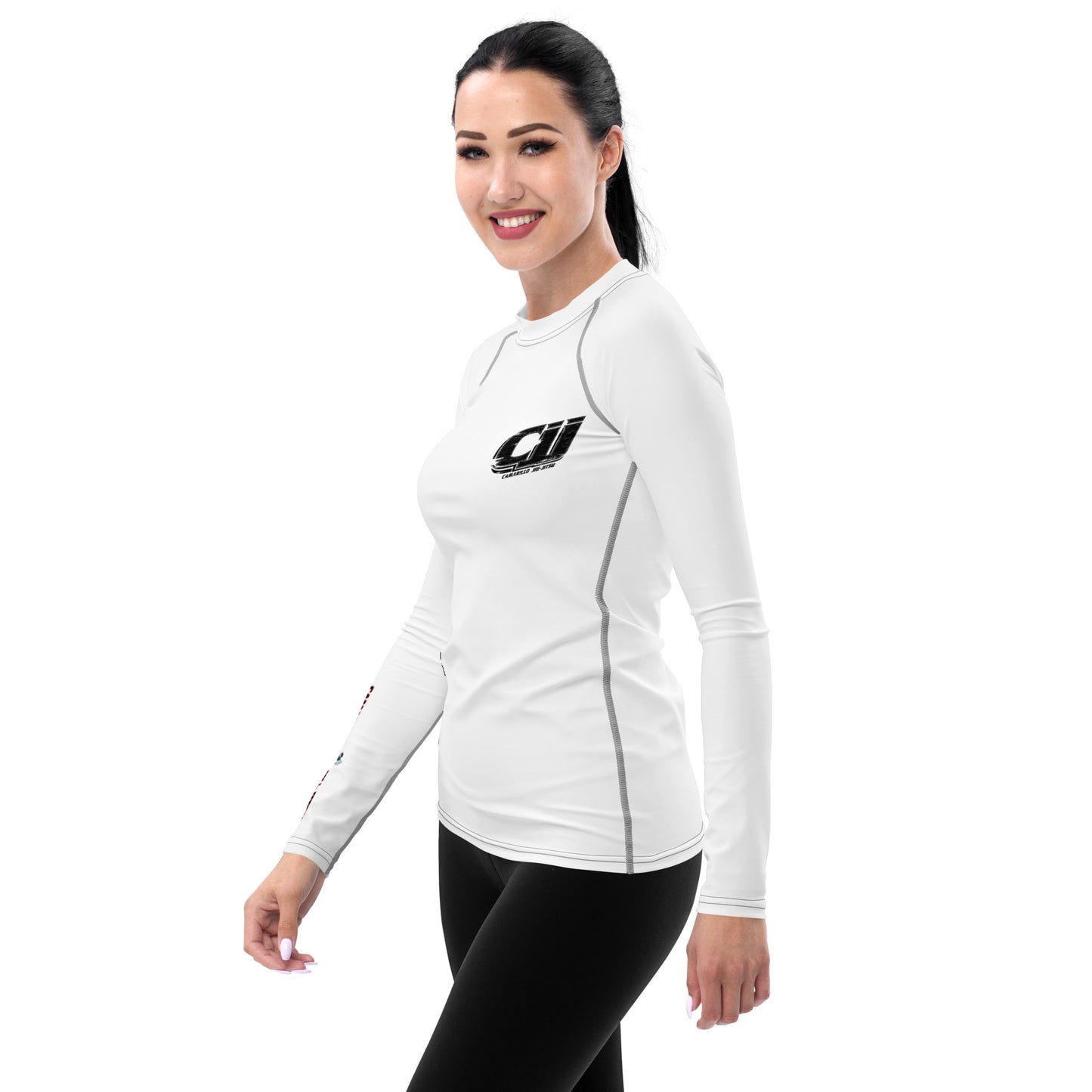 CJJ - Women's Rash Guard - White