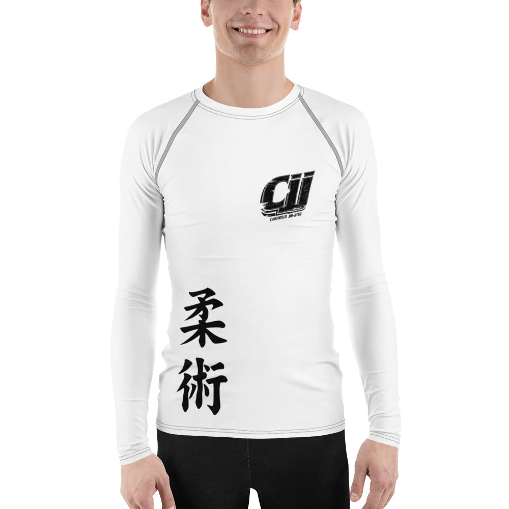 CJJ - Men's Rash Guard - White