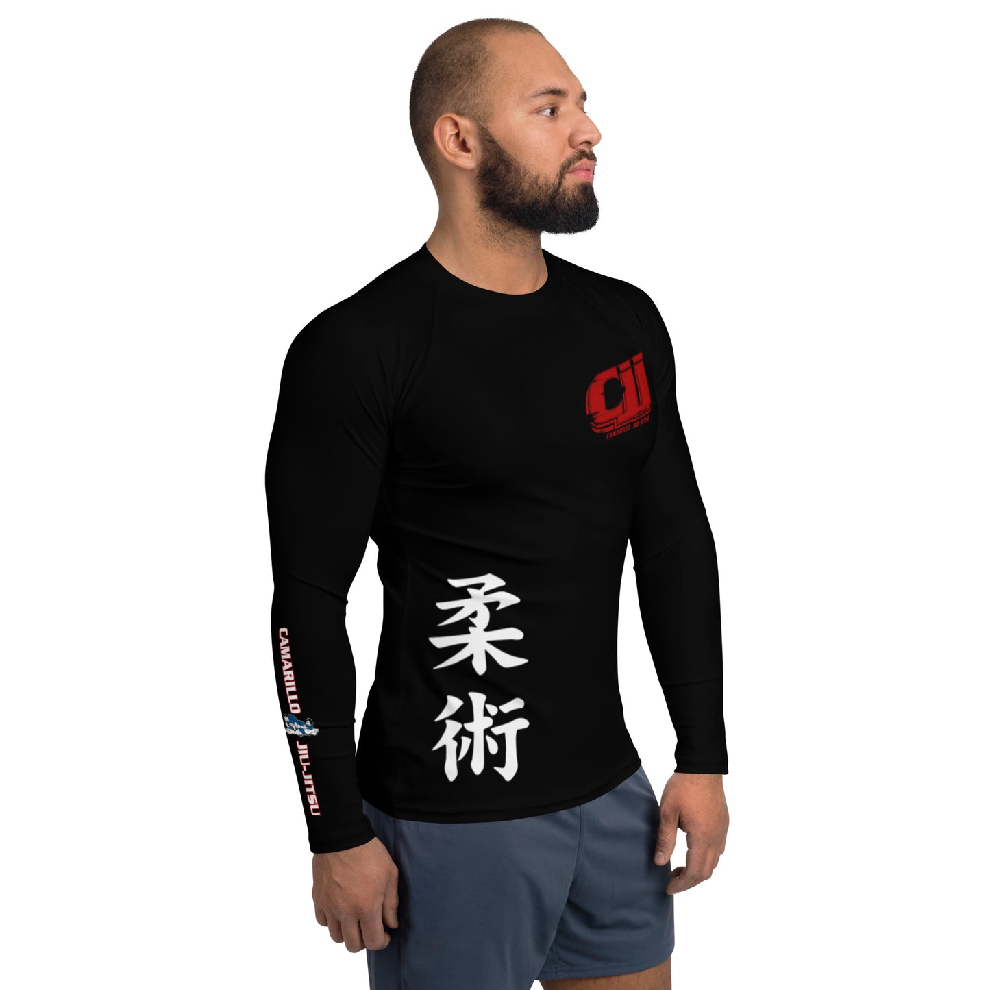 CJJ - Men's Rash Guard - Black