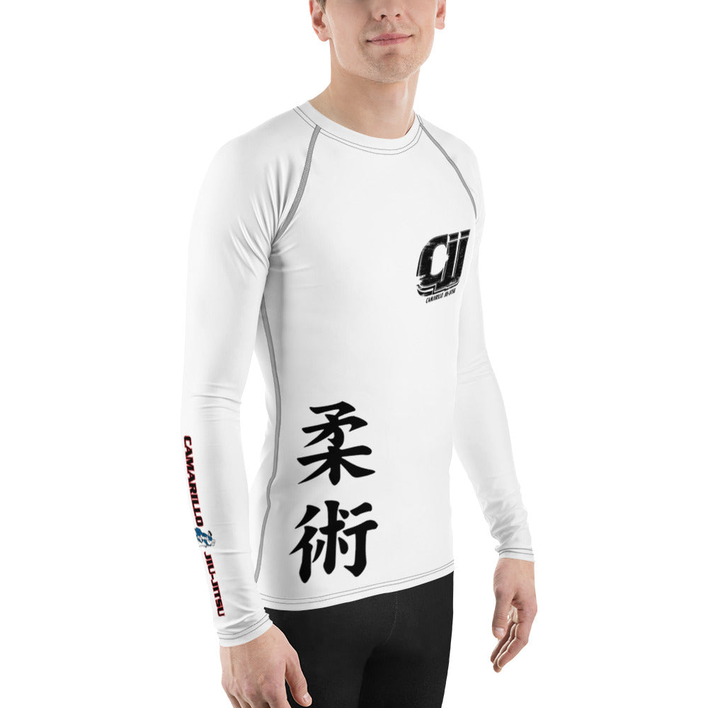 CJJ - Men's Rash Guard - White