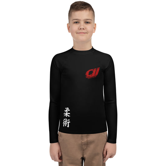 CJJ - Youth Rash Guard - Black