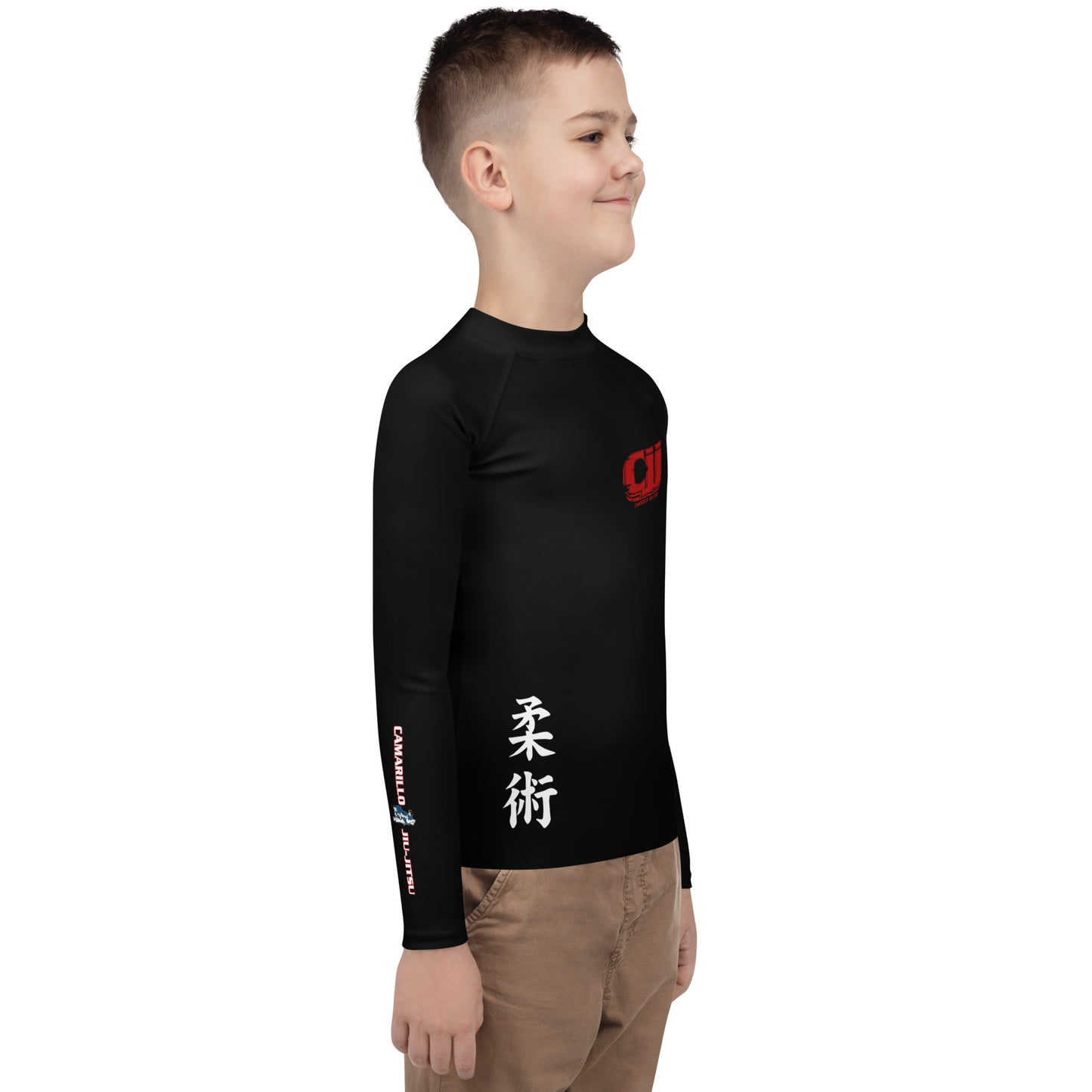 CJJ - Youth Rash Guard - Black