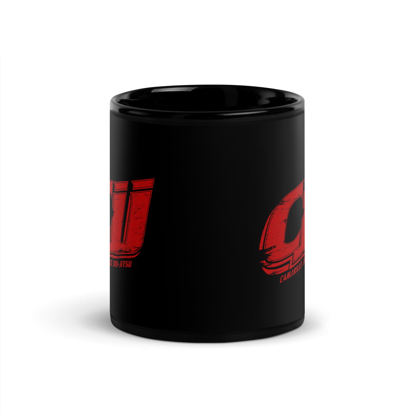 CJJ Black Glossy Mug
