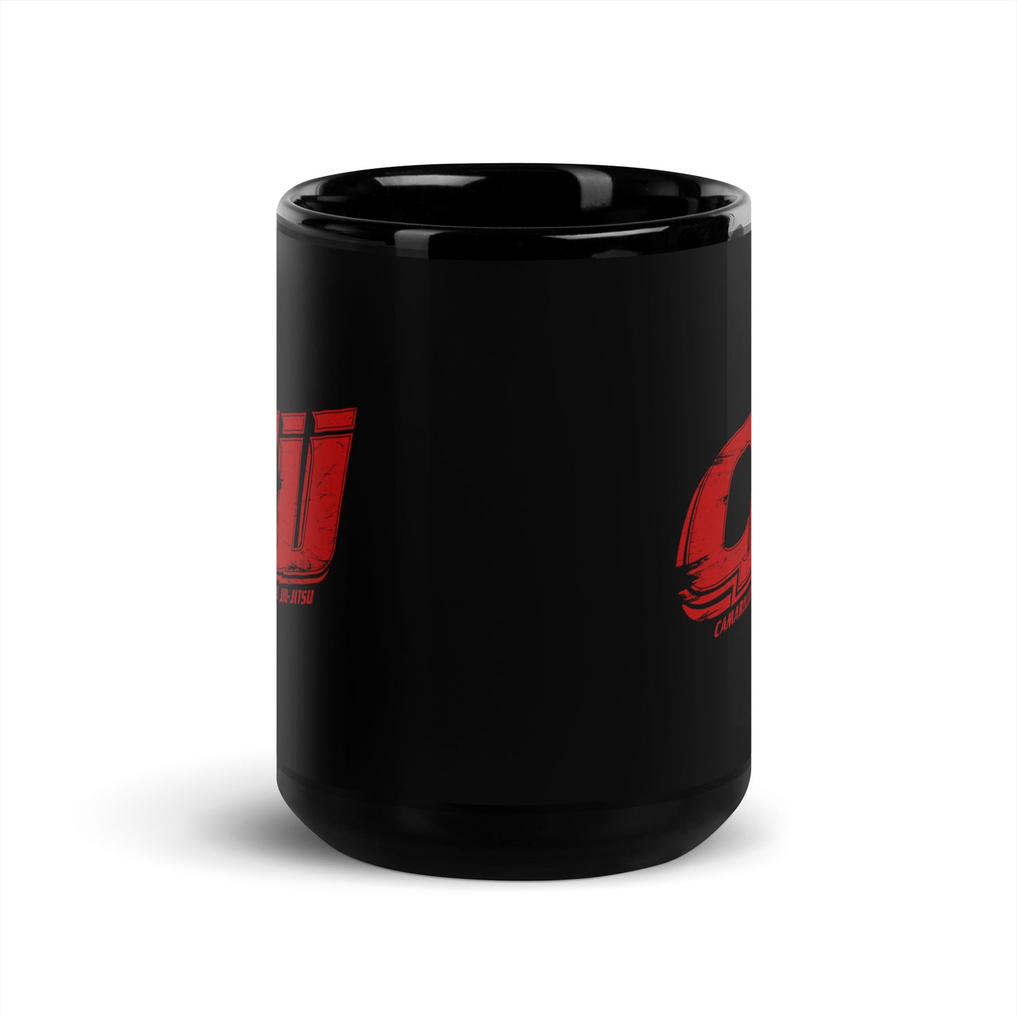 CJJ Black Glossy Mug