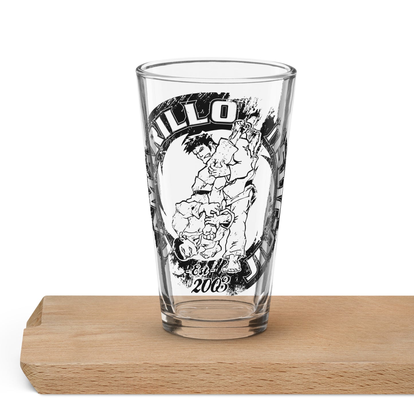 Shaker pint glass