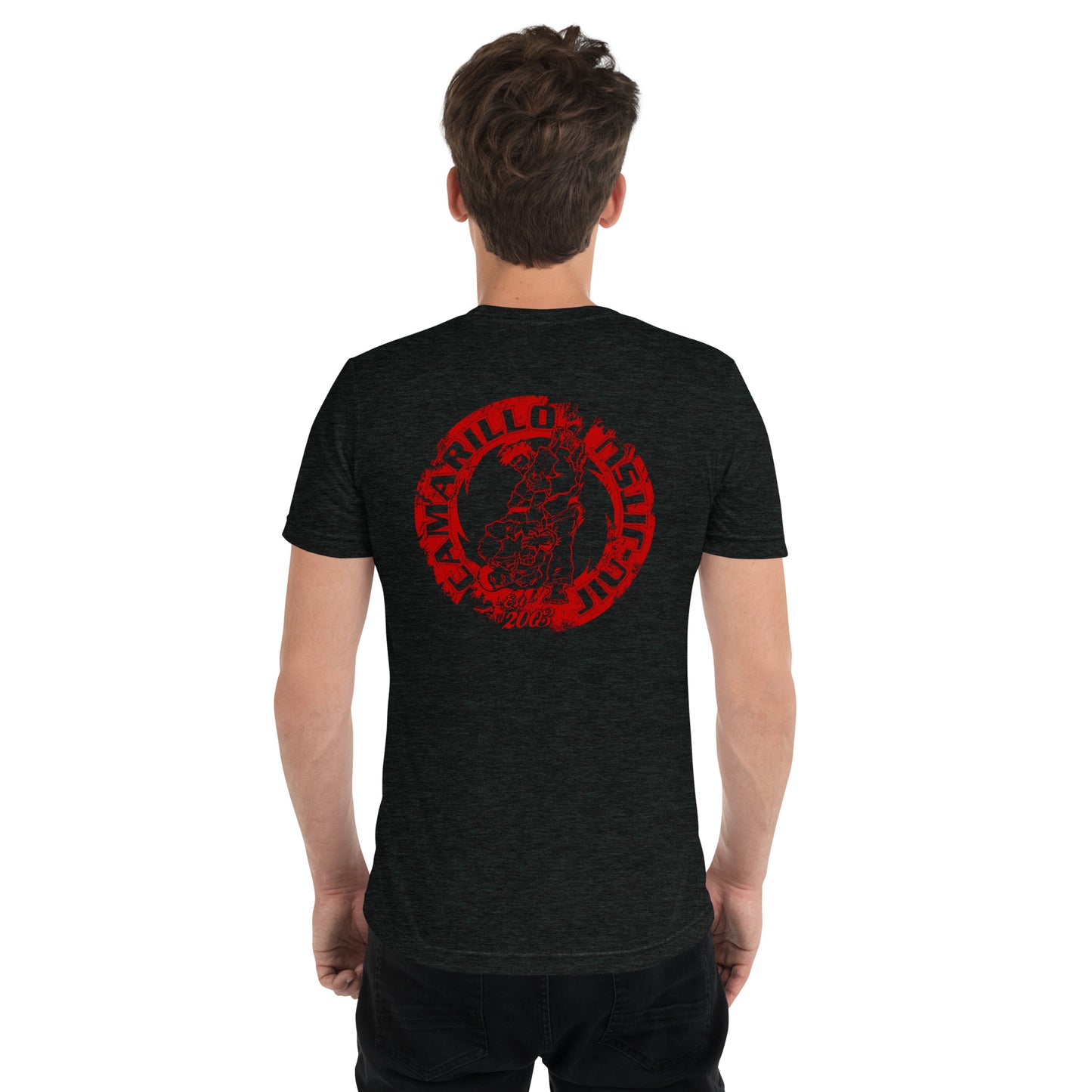 Red CJJ Unisex Short sleeve t-shirt