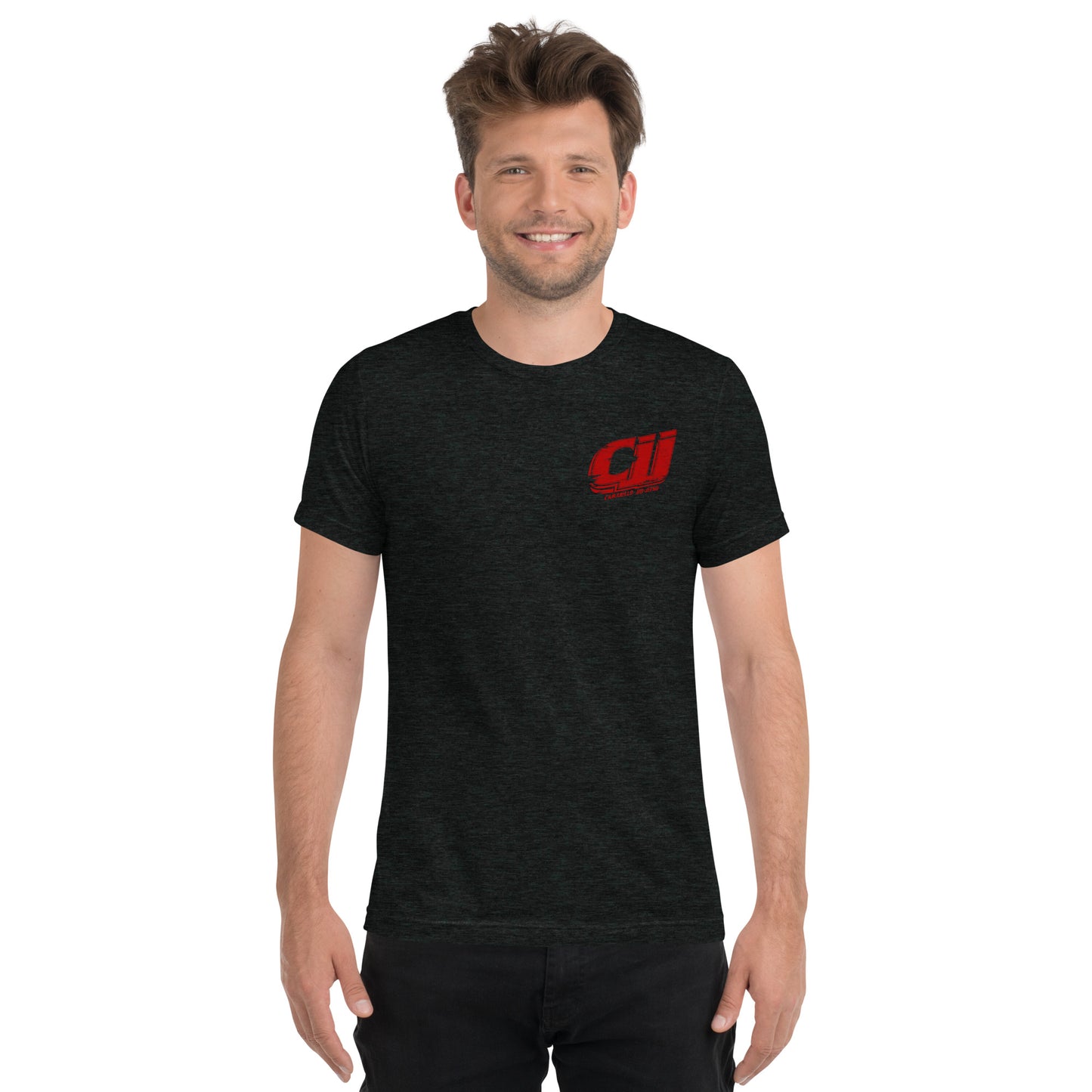 Red CJJ Unisex Short sleeve t-shirt