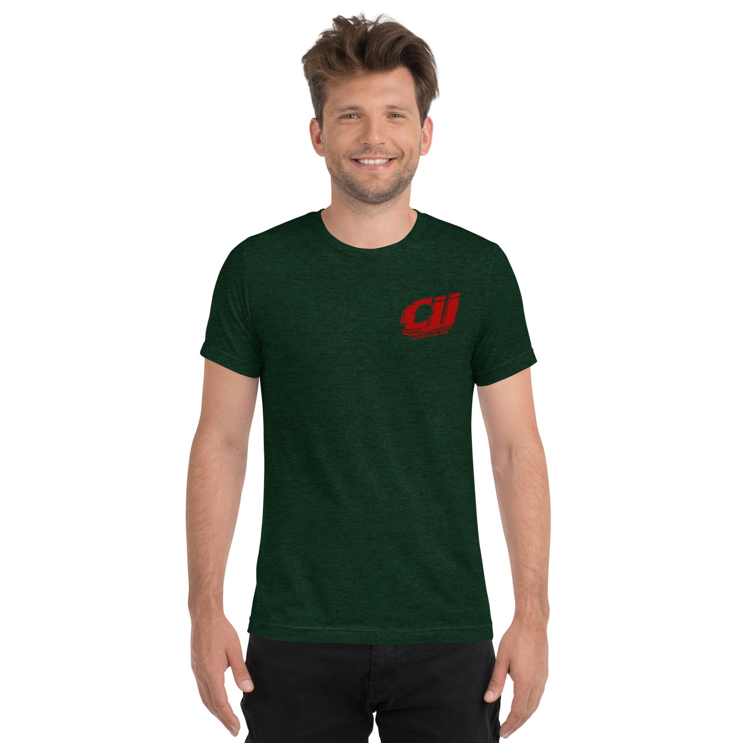 Red CJJ Unisex Short sleeve t-shirt