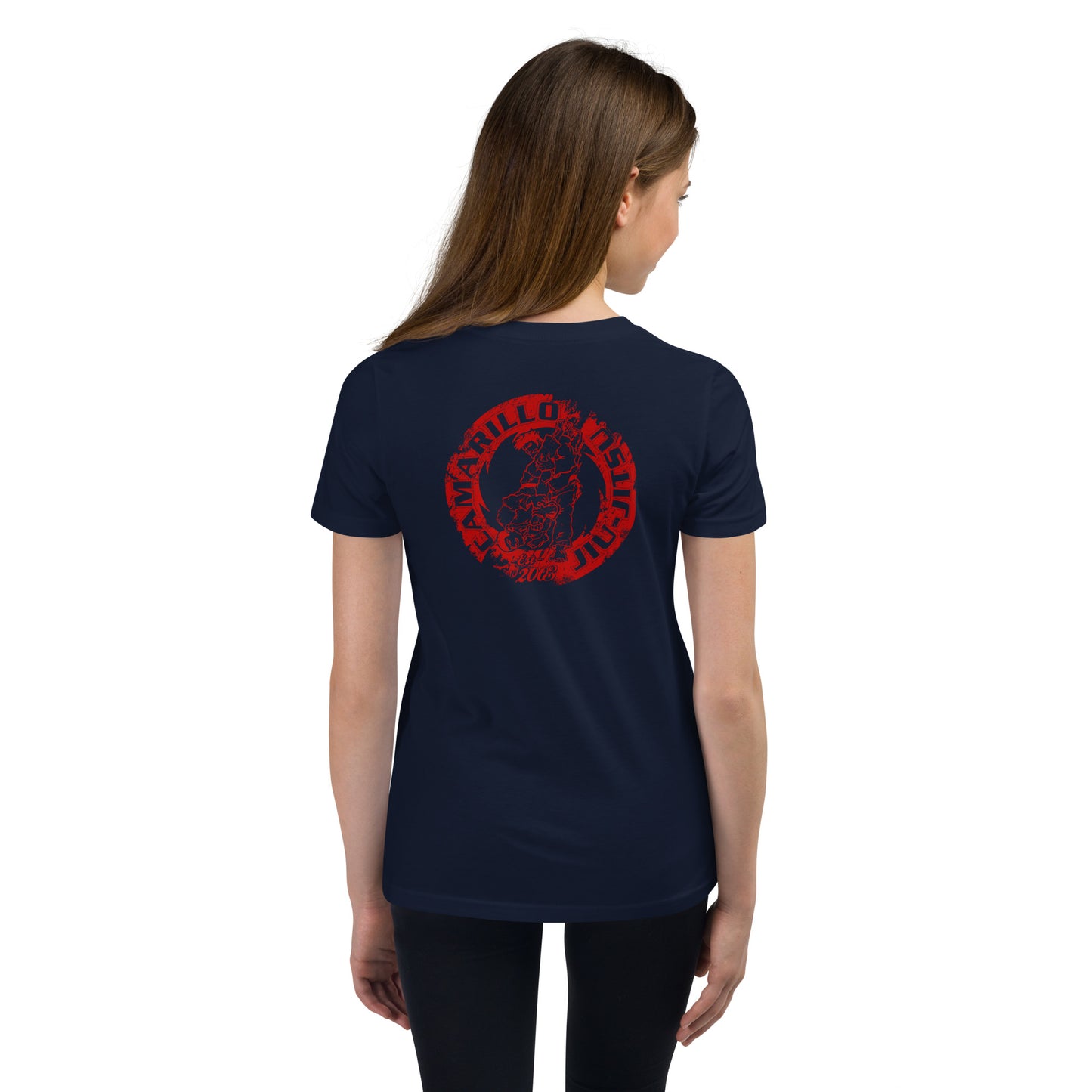 RED CJJ Logo - Youth Short Sleeve T-Shirt